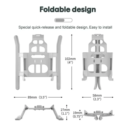 Train d'atterrissage pliable pour DJI Mini 3 Pro - Image 2